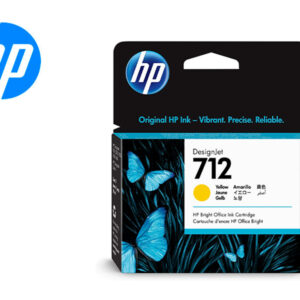 CARTUCHO DE TINTA HP 712A YELLOW (3ED69A)