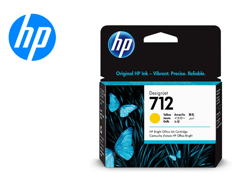 CARTUCHO DE TINTA HP 712A YELLOW (3ED69A) CARTUCHO DE TINTA HP 712A YELLOW (3ED69A)