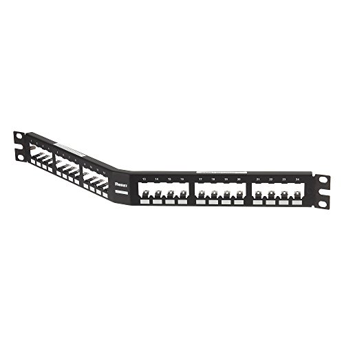 Panduit CPA24BLY Panel de conexión en ángulo de 24