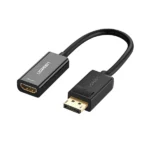 Adaptador DisplayPort macho a HDMI hembra MM137 modelo 70694, 25 cm, compatible con resoluciones 4K y 2K a 60 Hz.