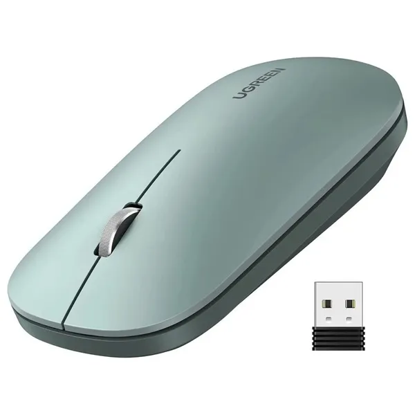 Mouse Inalámbrico Verde 4000 DPI | Modelo MU001 | Alta Precisión y Confort – PN Internal MU001 (90374) Mouse inalámbrico verde MU001 modelo 90374, con sensor de 4000 DPI y diseño ergonómico para uso diario.