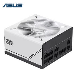 Fuente de poder ASUS Prime AP-750G de 750W con certificación 80 Plus Gold, diseño full modular y alto rendimiento energético para PCs de alto desempeño.