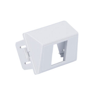 Módulo adaptador angular para 1 jack Cat7A TERA a placas CT modelo CTE-MXA-01-02, conector blindado para instalaciones de red profesional