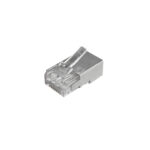 Plug Cat5e blindado modelo PS-8-8 de Siemon para conexiones de red seguras y de alto rendimiento