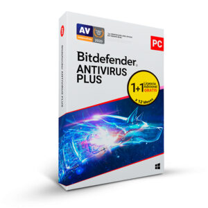 B11010058 Bitdefender Antivirus Plus 1+1 PC con licencia de 12 meses, producto digital.