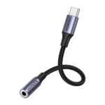 AV142 UGREEN USB Type C to 3.5mm Female Cable 10cm Gray