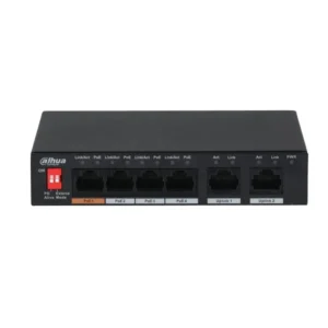 DH-PFS3006-4ET-60 Interruptor de red con puertos Ethernet