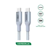 L534 UGREEN USB-C to USB-C PD Cable 1m