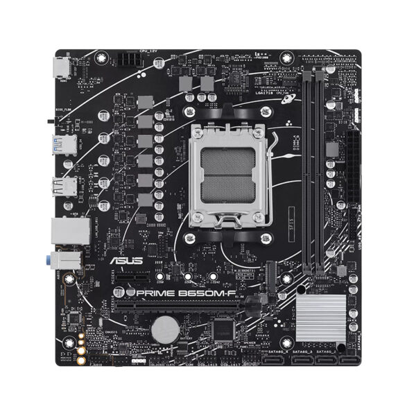Placa Madre ASUS PRIME B650M-F DDR5 mATX – Estabilidad y Rendimiento Profesional Motherboard ASUS PRIME B650M-F DDR5 para computadoras de alto desempeño