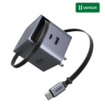 X614 UGREEN 45W GaN Charger Retractable Cable
