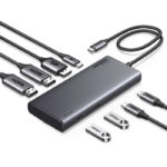 Hub Usb-C Ugreen CM639 - Hub USB-C 8 en 1 UGREEN CM639 2 HDMI + DisplayPort