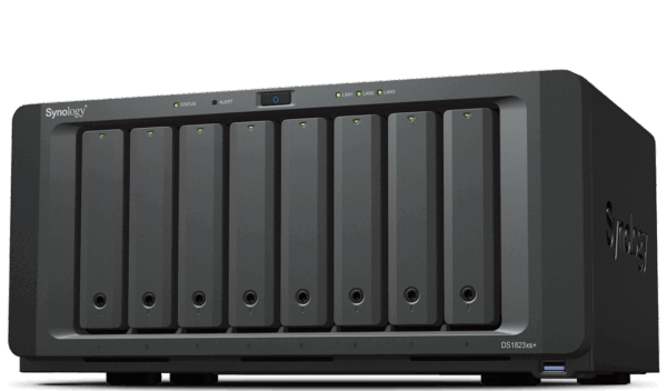 NAS Synology DiskStation DS1823xs+ 8 Bahías Almacenamiento Empresarial Escalable para PYMES NAS Synology DiskStation DS1823xs+ de 8 bahías para almacenamiento empresarial y virtualización