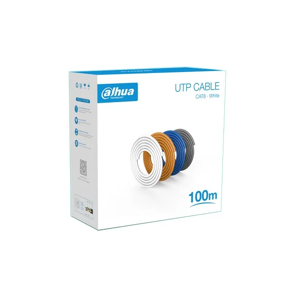 DHPFM920I6UC100-image-1-9-0-48 Cable DE RED UTP Dahua DH-PFM920I-6U-C-100 - DH-PFM920I-6U-C-100 CABLE DE RED UTP CAT6 ROLLO 100 METROS