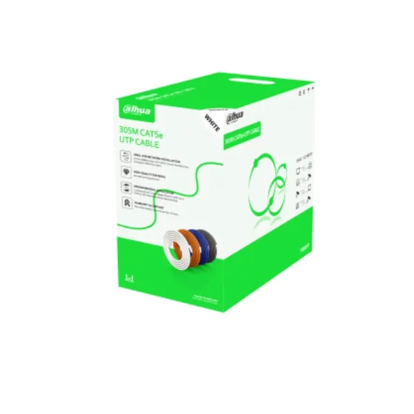 Cable UTP Dahua DH-PFM922I-5EUN-C - DH-PFM922I-5EUN-C CABLE UTP CAT5E CCA 305M (POE ROHS)