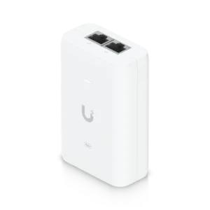 Dispositivo de red blanco con puertos