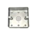 ED101 CAJA METALICA CUADRADA PARA BOTON EB Y TLEB