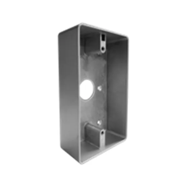 ED102 CAJA METALICA RECTANGULAR PARA BOTON EB Y TLEB