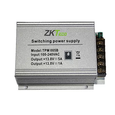 TPM005B FUENTE DE PODER ZKTECO 12V3A SALIDA DUAL 1.5A