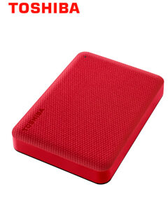 Disco duro externo color rojo
