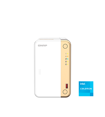 0195578868 Servidor NAS QNAP TS-262-4G - Servidor NAS QNAP de 2 bahías tipo torre, 2-core 2.9GHz 4GB RAM | TS-262-4G