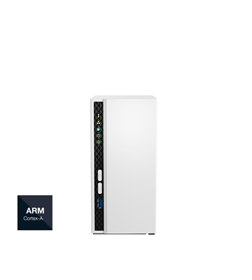Servidor NAS QNAP TS-233 - Servidor NAS QNAP de 2 Bahías tipo torre, 4-core 2.0GHz, 2GB RAM | TS-233