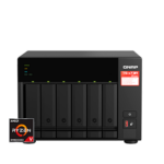 Servidor NAS QNAP TS-673A-8G - Servidor NAS QNAP de 6 bahías tipo torre, 4-core 2.2GHz 8GB RAM | TS-673A-8G