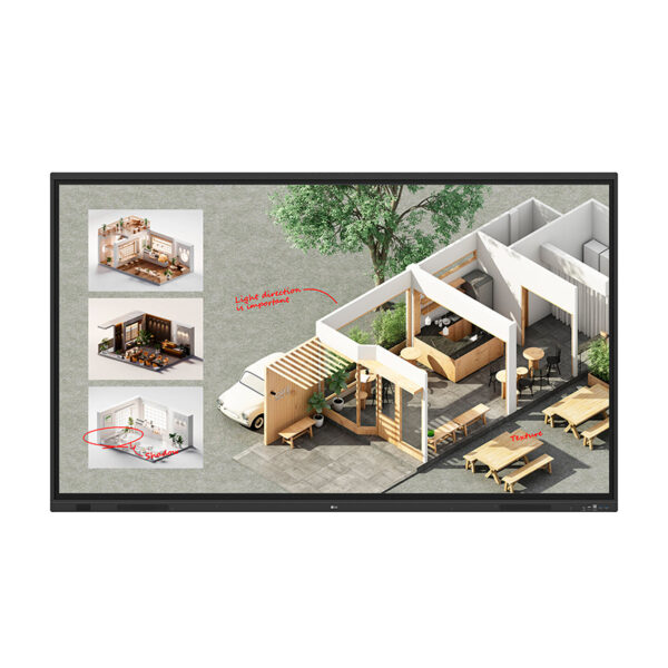 86TR3DQ Pantalla Tactil Interactiva LG CreateBoard Standard 86" 86TR3DQ