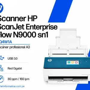 8Q4W1A SCANNER HP ScanJet Enterprise Flow N9000 sn1 (A3) USB 3.0/Red Gig