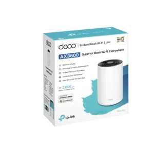 LIQUIDACION - DECO X68(1-PACK) TP-LINK DECO WI-FI 6 MESH / AX3600 TRI-BAND 1 LIQUIDACION - DECO X68(1-PACK) TP-LINK DECO WI-FI 6 MESH / AX3600 TRI-BAND - Image 1