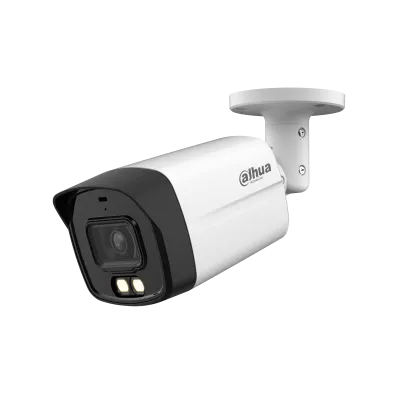 DH-HAC-HFW1801TLMN-IL-A CAMARA DAHUA HDCVI 4K 8MP SMART DUAL LIGHT BULLET 40M WDR 120DB CON MICROFONO IP67