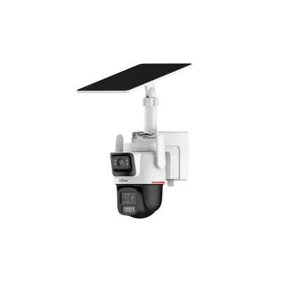 Cámara IP Dahua DH-IPC-PTS2649C-3E3Z-4GB20 - Cámara IP PT WizColor dual 3MP+3MP Dahua DH-IPC-PTS2649C-3E3Z-4GB20, Zoom 6X, 4G (solar/batería), Audio bidireccional
