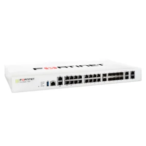 Firewall Fortinet FortiGate 100F, 22 RJ45, 4 SFP, 2 SFP+, doble fuente, 1 Año hardware (FG-100F)