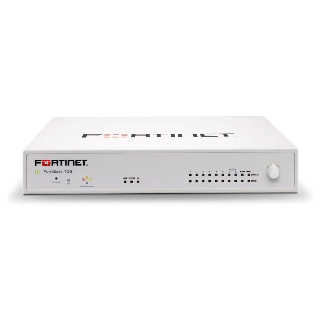 Firewall Fortinet FortiGate 70G + 1 año FortiCare Premium y FortiGuard UTP (FG-70G-BDL-950-12)