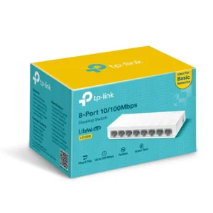 LS1008 SWITCH TP-LINK NO ADMINISTRABLE LITEWAVE 8 PUERTOS 10/100 - Image 1