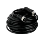 Cable enrollado con conectores en ambos extremos