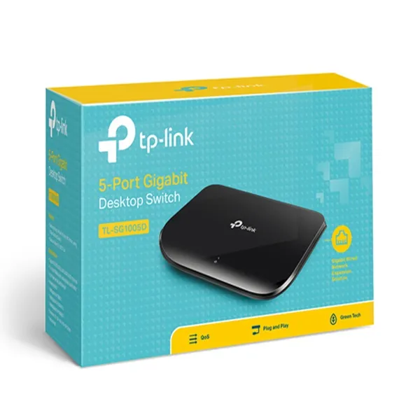 TLSG1005D-image-5-10-4-46 Switch Tp-link TL-SG1005D - TL-SG1005D SWITCH TP-LINK NO ADMINISTRABLE 5 PUERTOS GIGABIT