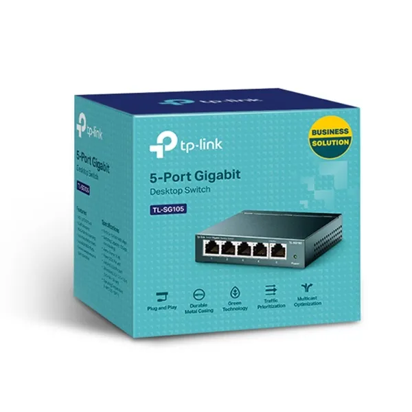 TLSG105-image-4-13-9-17 Unmanaged Giga-Switch Tp-link TL-SG105 - TL-SG105 - UNMANAGED GIGA-SWITCH