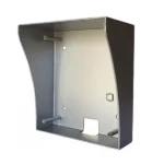 Soporte metálico con forma curvada