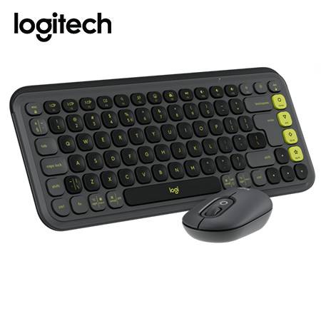 Teclado Logitech 920-013052 - Teclado Logitech + Mouse Pop Icon Bluetooth/Wireless SP / Copilot/ Graphite 920-013052
