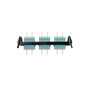 RIC-F-LCQ24-01C Panel FO con 24 Acopladores Aqua LC... - Image 1