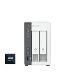 servidor nas qnap de 2 bahias tipo torre 4 core 20ghz 4gb ram ts 216g MINI