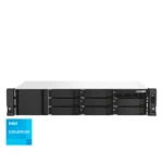 Servidor NAS QNAP TS-864eU-RP-8G - Servidor NAS QNAP de 8 bahías tipo rack, 4-core 2.9GHz 4GB RAM | TS-864eU-RP-8G