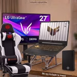 Bundle (5 items)Pack6 Tuf FX608JMR-RV352 + Silla Gaming + Monitor 27" Gaming + Disco Externo 1GB + Stand