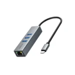 Adaptador Hub de USB C a puertos USB A RJ45 CABLETIME CB54G mini