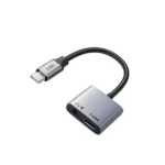 Adaptador USB C macho a puerto de Audio 3.5 y PD de 60W CABLETIME CPA1G mini