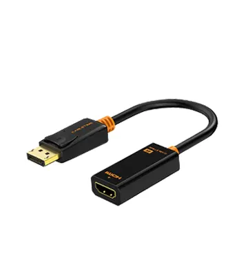 Adaptador-de-DisplayPort-macho-a-HDMI-4K-30Hz-hembra---CABLETIME--CP21B--mini Adaptador de DisplayPort macho a HDMI 4K 30Hz hembra CABLETIME CP21B mini