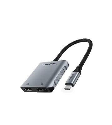 Adaptador-de-USB-C-a-HDMI-DisplayPort-USB-A-PD---CABLETIME--CB71G-mini CB71G Adaptador de USB-C a HDMI, DisplayPort, USB-A, PD - CABLETIME