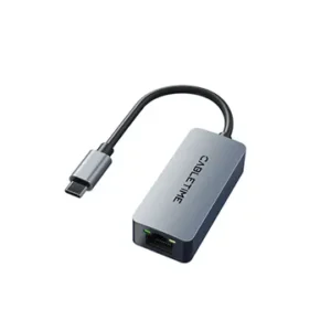 Adaptador de red USB-C 3.1 a RJ45 Gigabit 2.5 - CABLETIME | CB57G