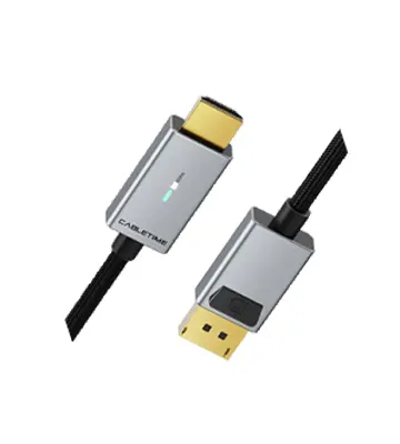 Cable DisplayPort Macho a HDMI Macho 4K de 3M CABLETIME CD30N mini