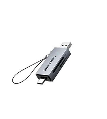 Lector-de-tarjetas-de-USB-A-USB-C-macho-a-puerto-SD-TF---CABLETIME--CD40G-mini Lector de tarjetas de USB A USB C macho a puerto SD TF CABLETIME CD40G mini